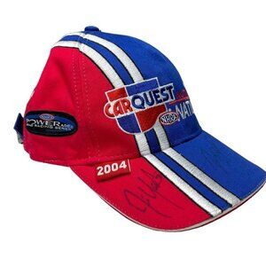 Powerade Hat Cap Adults Strap Back Red White Blue‎ Drag Racing Carquest N…